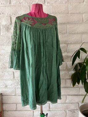 J. Gee Green Dress Sz S  D40